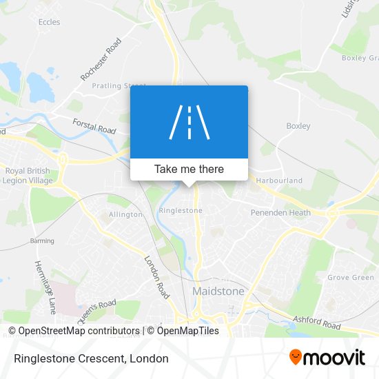 Ringlestone Crescent map