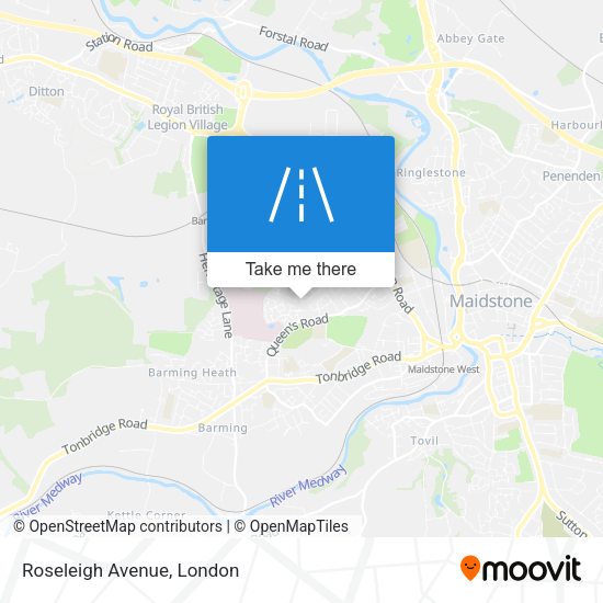Roseleigh Avenue map