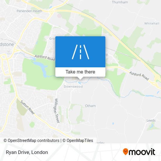 Ryan Drive map
