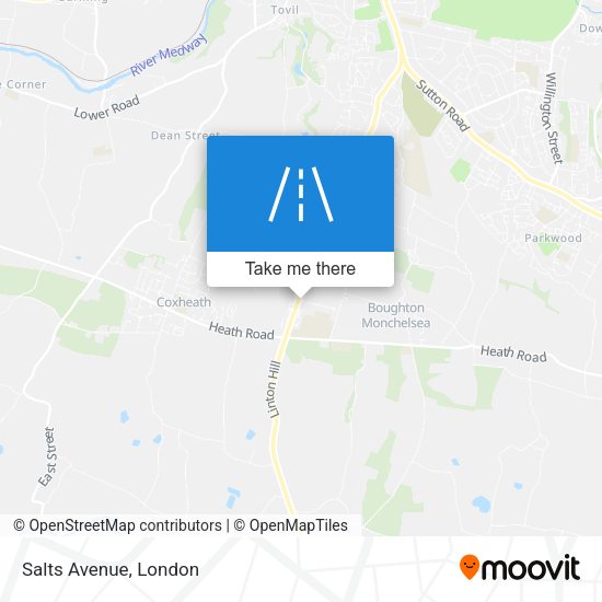 Salts Avenue map