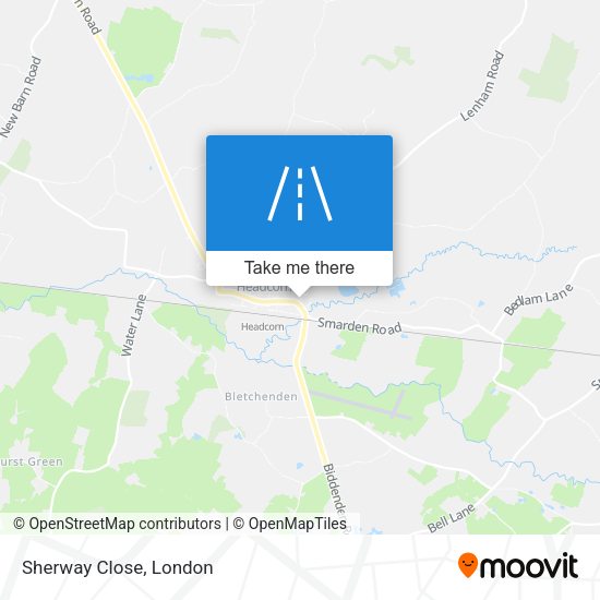 Sherway Close map