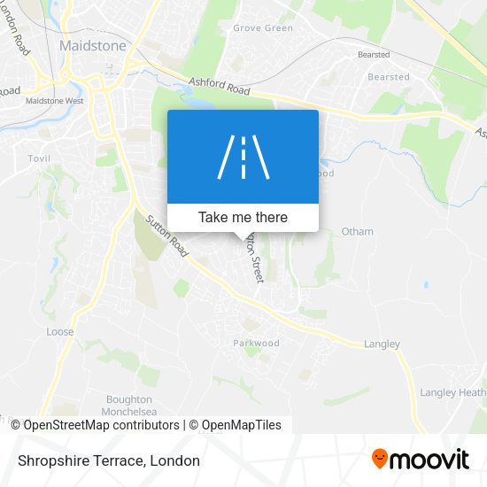 Shropshire Terrace map