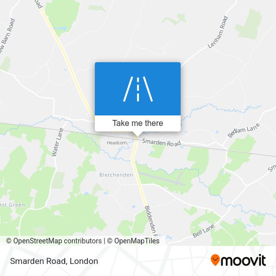 Smarden Road map