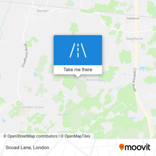 Snoad Lane map