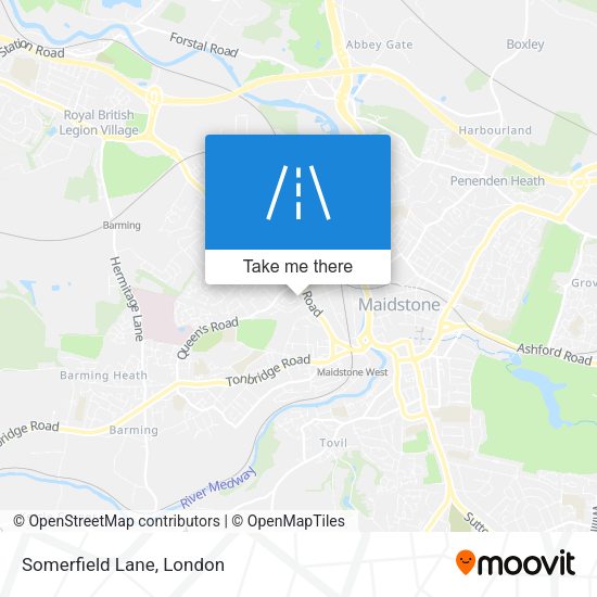 Somerfield Lane map