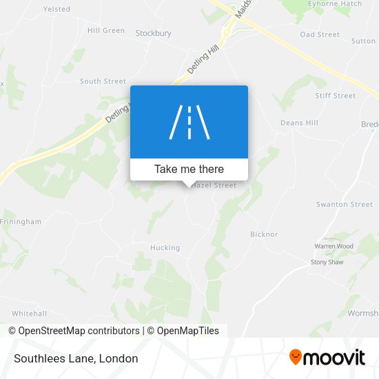 Southlees Lane map