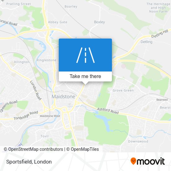 Sportsfield map