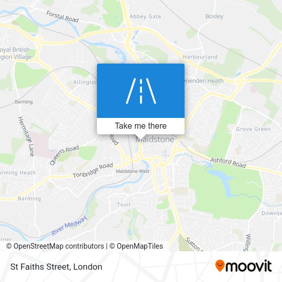 St Faiths Street map