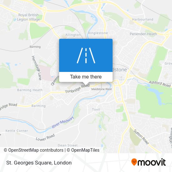 St. Georges Square map