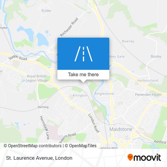 St. Laurence Avenue map