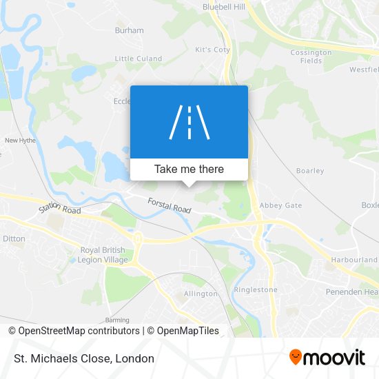 St. Michaels Close map