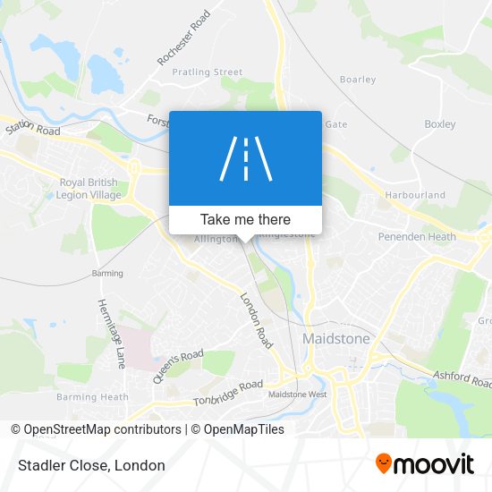 Stadler Close map