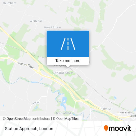 Station Approach map
