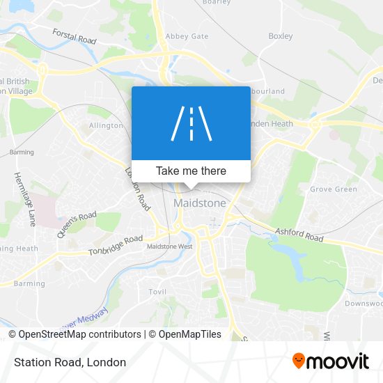Station Road map