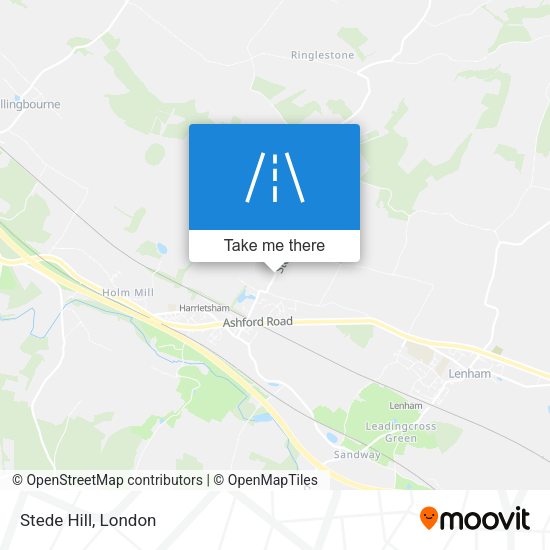 Stede Hill map