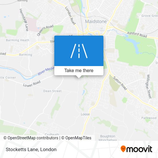 Stocketts Lane map