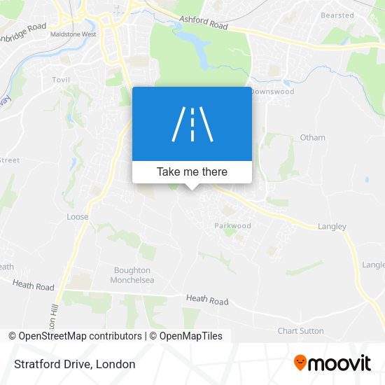 Stratford Drive map