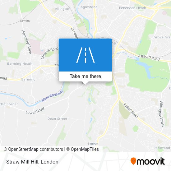 Straw Mill Hill map