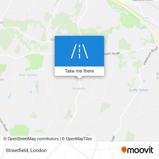 Streetfield map