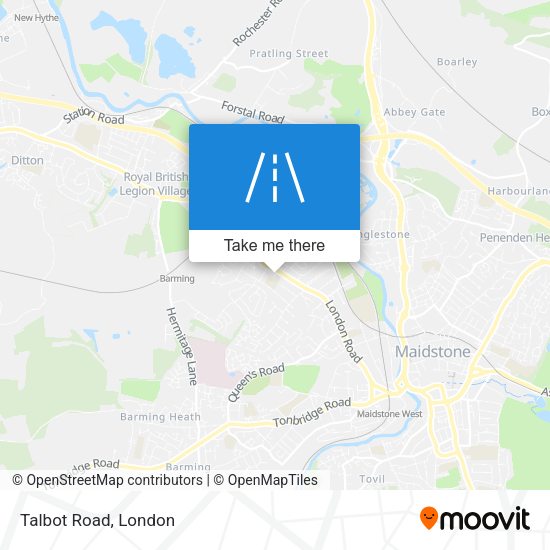 Talbot Road map