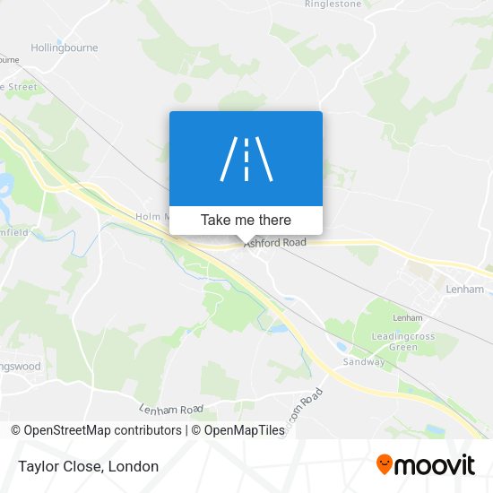 Taylor Close map