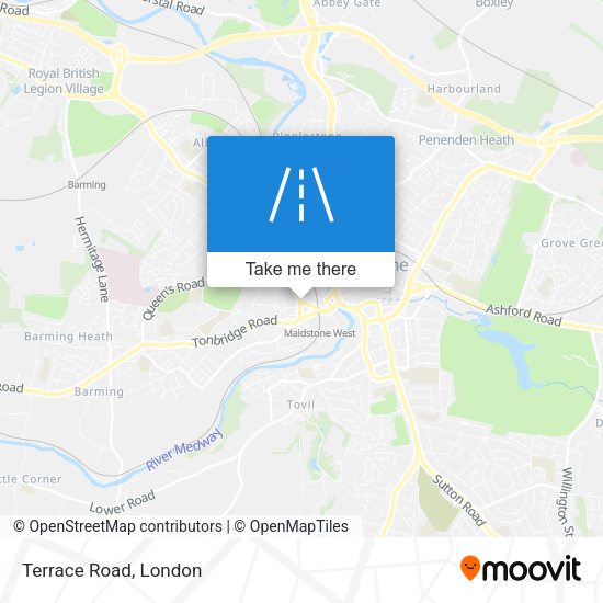 Terrace Road map