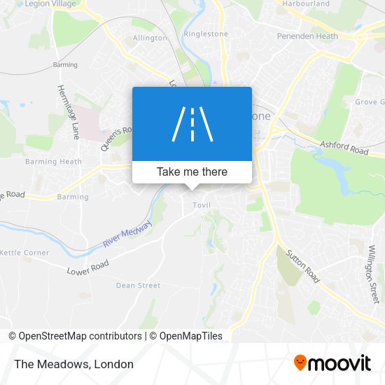 The Meadows map