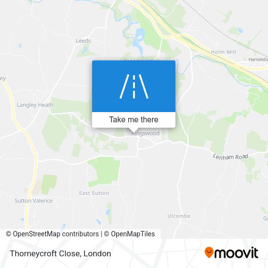 Thorneycroft Close map