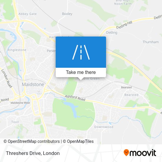 Threshers Drive map