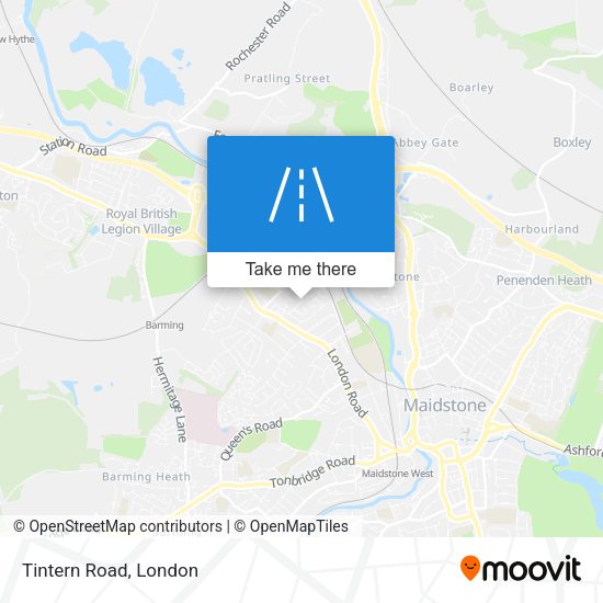 Tintern Road map