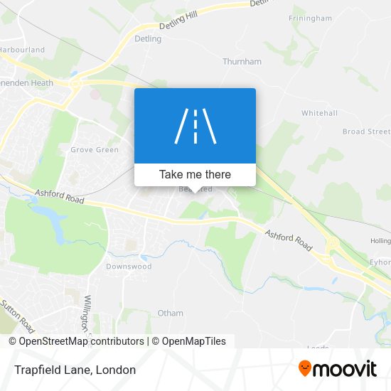 Trapfield Lane map