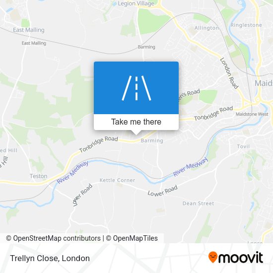 Trellyn Close map