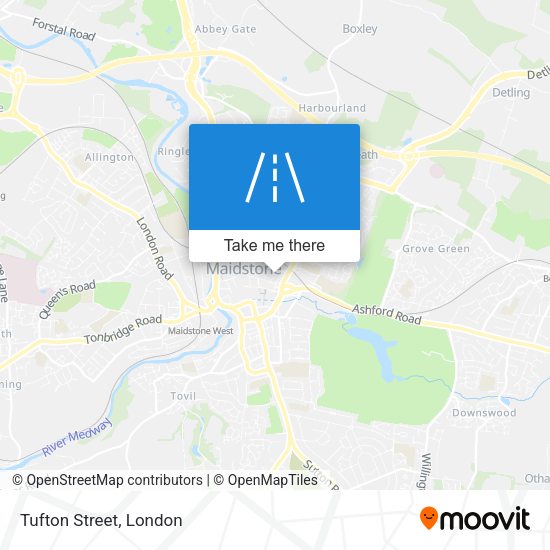 Tufton Street map