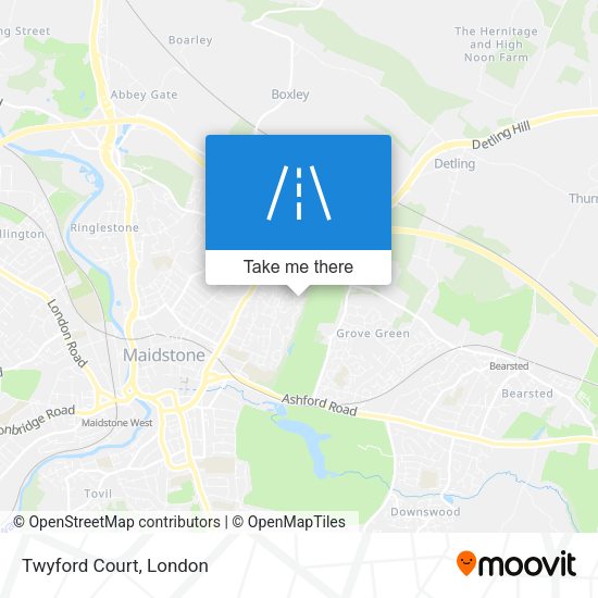 Twyford Court map