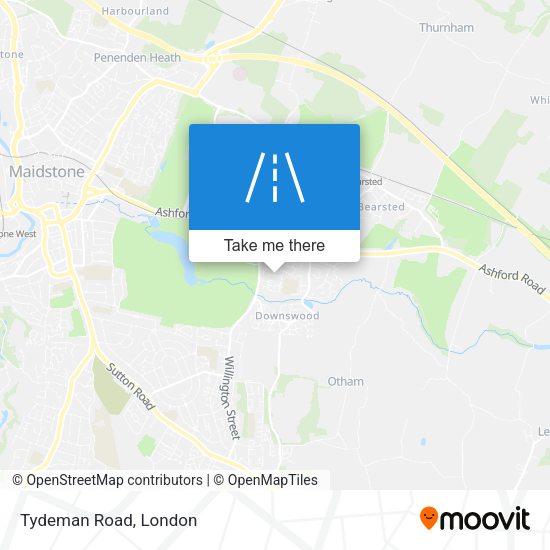 Tydeman Road map