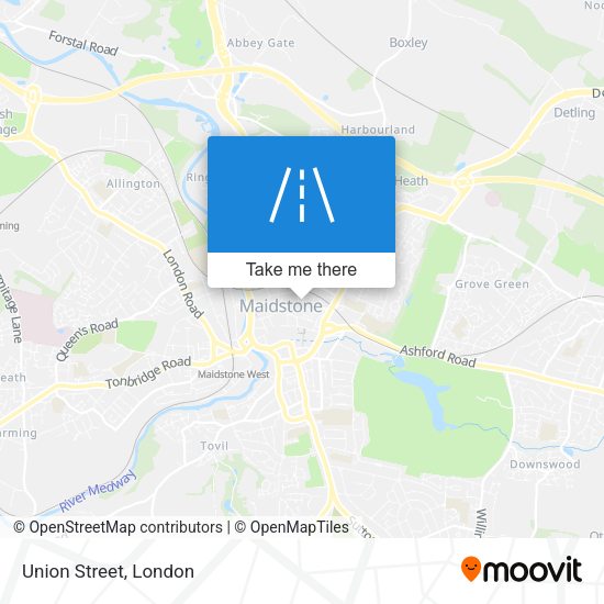 Union Street map