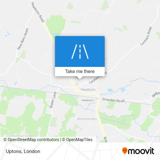 Uptons map