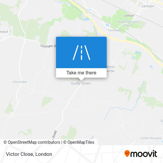 Victor Close map