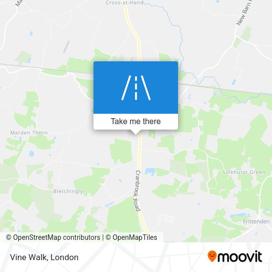 Vine Walk map