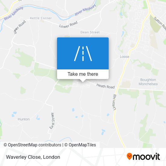Waverley Close map