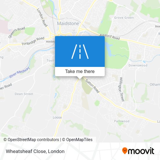 Wheatsheaf Close map