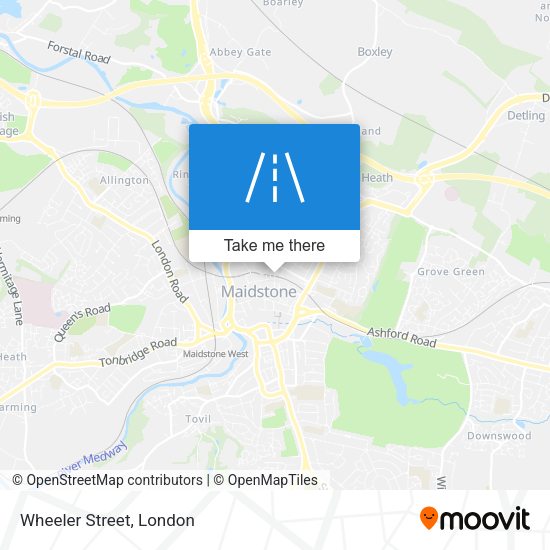 Wheeler Street map