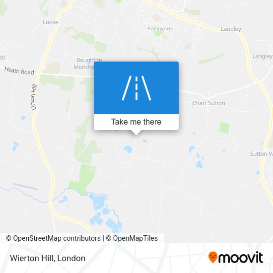 Wierton Hill map