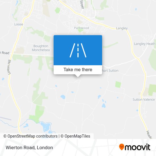 Wierton Road map