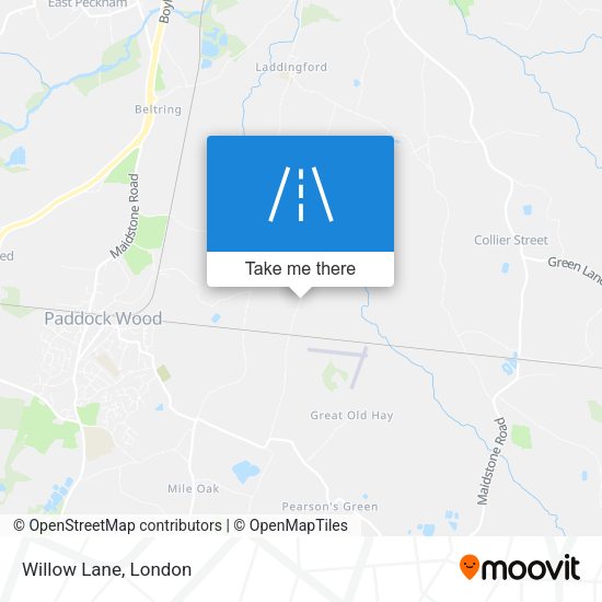 Willow Lane map