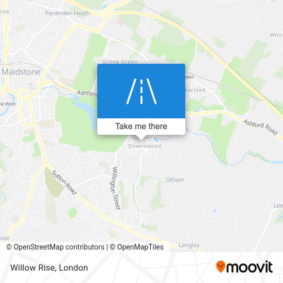 Willow Rise map
