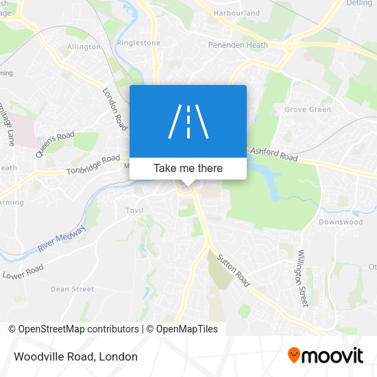 Woodville Road map
