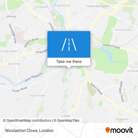 Woolaston Close map