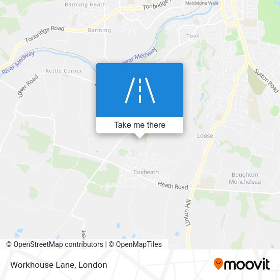 Workhouse Lane map