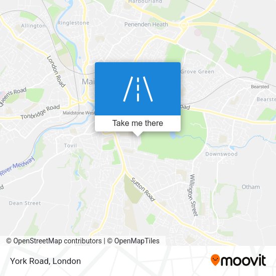 York Road map